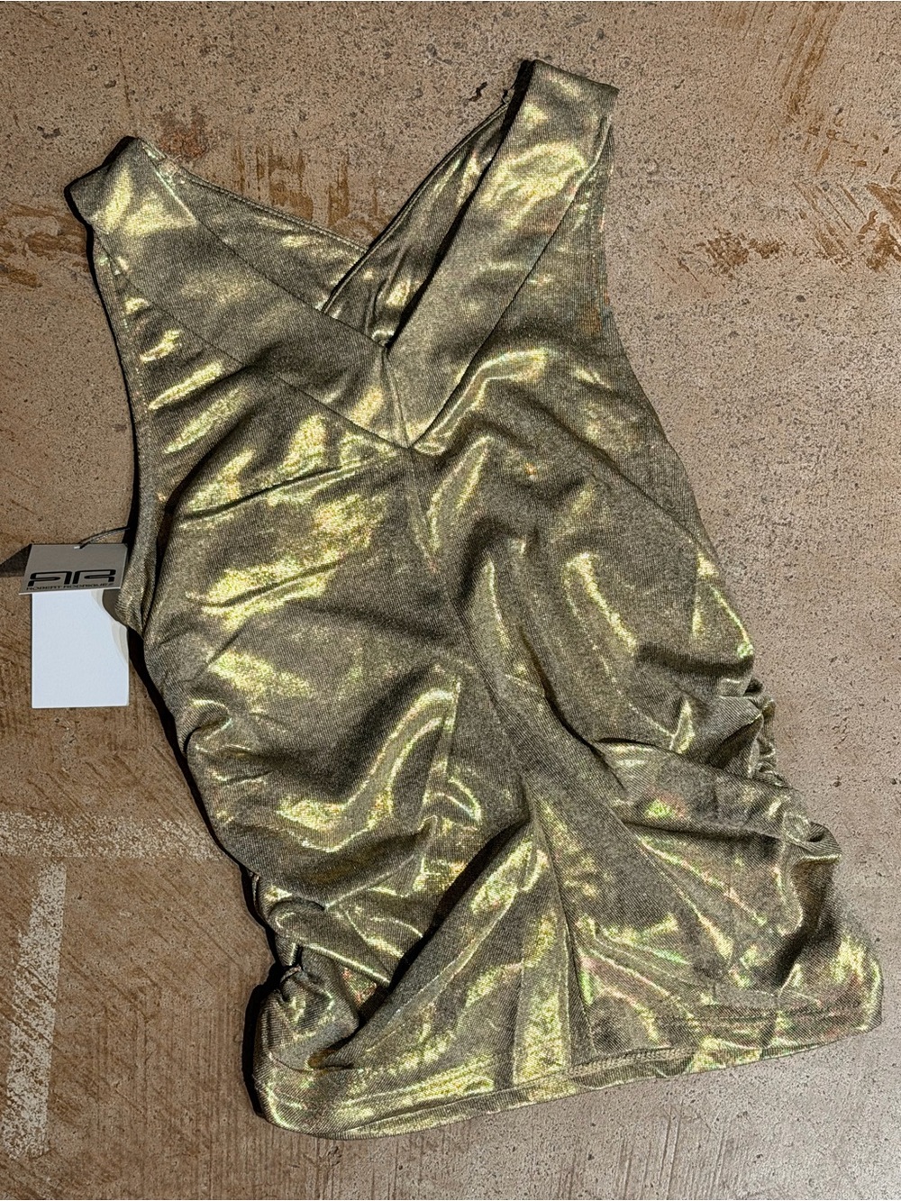 Robert Rodriguez Crossover Ruched Tank Top - Picture 3 of 5